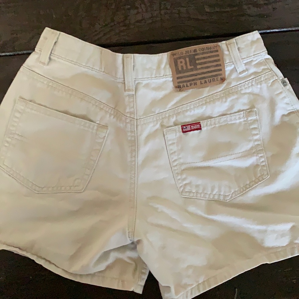 white Ralph Lauren women’s shorts